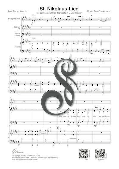 Reto Stadelmann – St. Nikolaus-Lied