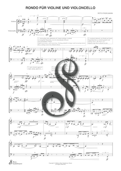 Reto Stadelmann – Rondo für Violine und Violoncello