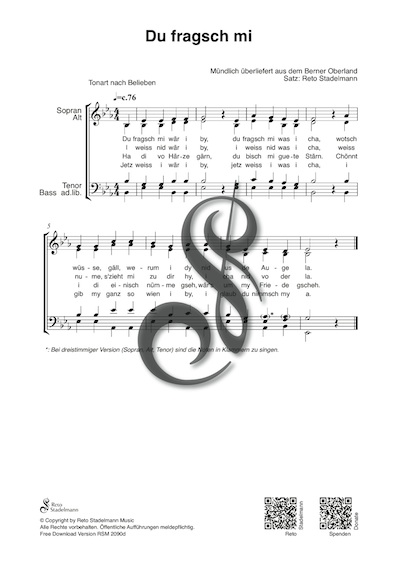 Reto Stadelmann – Du fragsch mi