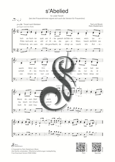 Reto Stadelmann – s'Abelied