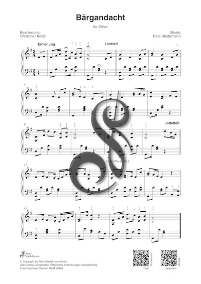 Reto Stadelmann – Bergandacht for zither