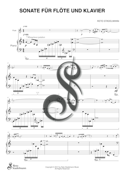 Reto Stadelmann – Sonate für Flöte und Klavier